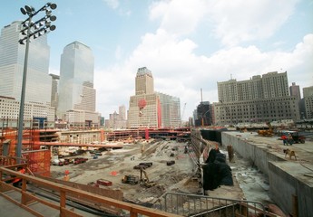 A building site on world trade center