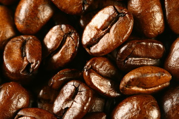 coffee beans aroma food background