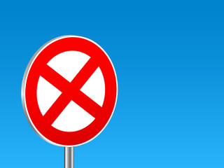 Fototapeta premium stopping sign background