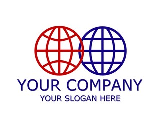 company logo - globe