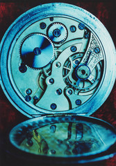 Gear wheels inside of watches