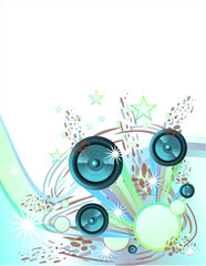 A music theme background