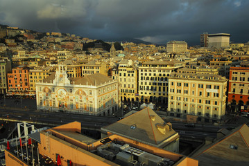 Panorama a Genova - Liguria