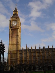 Obraz premium Big ben london with blue sky
