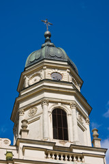 Fototapeta na wymiar Metropolitan cathedral in Iasi, Romania.