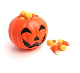 Pumpkin and Candy Corn
