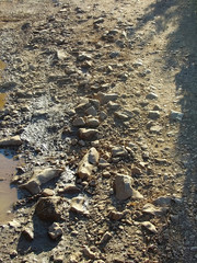 fragment of ground road