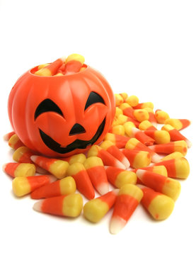 Pumpkin and Candy Corn
