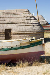 Maison traditionnelle de pêcheur en méditerranée