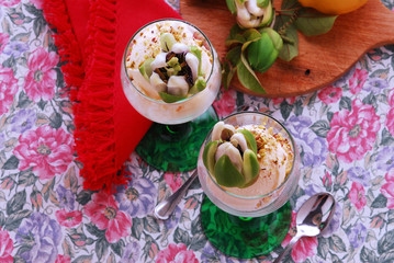 Gelato alla passiflora - Cucina alle erbe e fiori