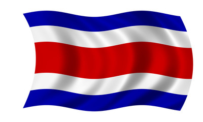 Fototapeta premium costa rica fahne flag
