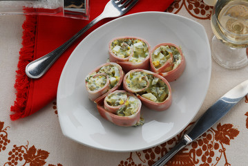 Mortadella e mascarpone - Antipasto Emilia Romagna