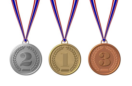 gold - silber - bronte - medaille