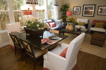 Luxury home dining room