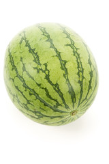 Fototapeta premium Green Watermelon with white background