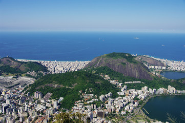 Fototapeta premium Vue générale de Rio, Brésil.