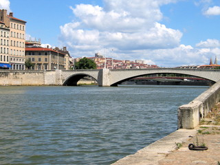 Fototapeta premium vieux lyon et saone