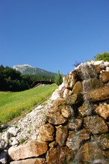 Ramsau m. Hochkalter  i. Hintergrund (Berchtesgadener Land)