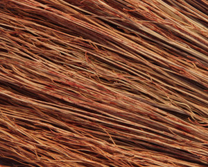 abstract close-up photo of old besom texture