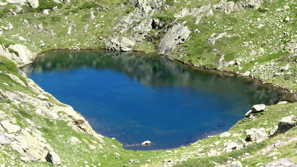 Fototapeta na wymiar Lac de Cheserys, Chamonix, France