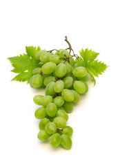 fresh grape on white background