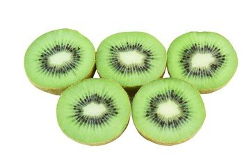 Fototapeta premium Olympic kiwi fruit isolated