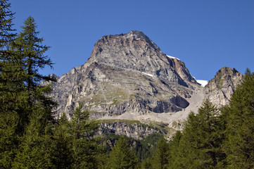 Monte Leone visto dall'Alpe Veglia