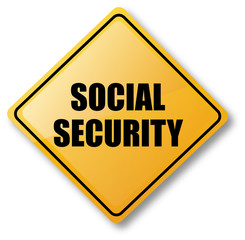 Social Security Traffic Sign