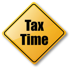 Tax Time Road Sign