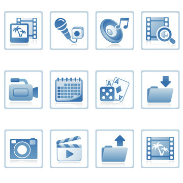Web icons : multimedia on mobile