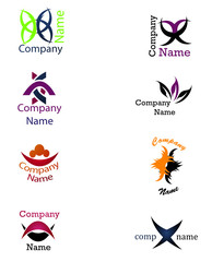 A Set of High Quality Logos Vector Easily Editable