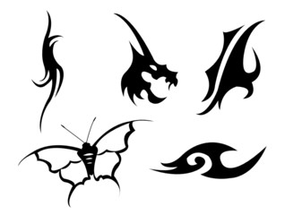 A set of High Quality Tribal Original Tattoos