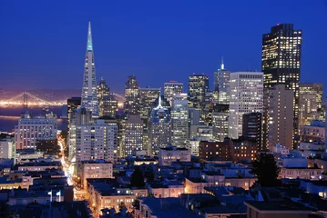 Fotobehang San Francisco & 39 s nachts © Can Balcioglu