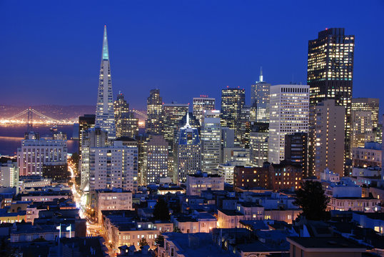 San Francisco at night