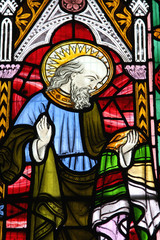 Stained Glass Saint