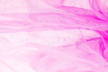 Fototapeta na wymiar różowy tiul tle
