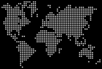 Fototapeta premium Map of the world