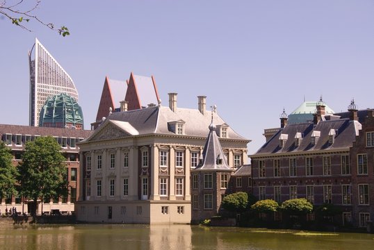 A part of the dutch parliament buildings in the Hague