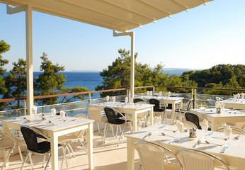 terrasse de restaurant