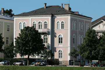 Obraz premium Salzburg am Wasser