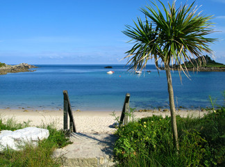 Old town beach in St. Mary's, Isles of Scilly..