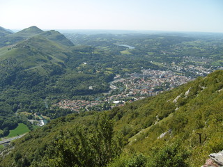 Fototapeta premium Vue paysage vallée