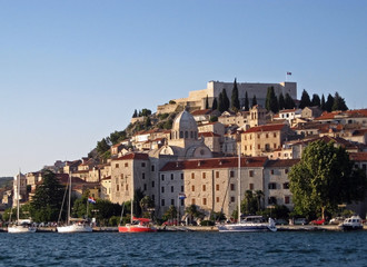 Naklejka premium sibenik, croatia
