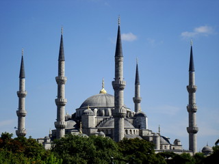 Fototapeta na wymiar Meczet bleu w Stambule