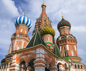 Fototapeta na wymiar Katedra św Bazyli, Plac Czerwony, Moskwa, Rosja ..