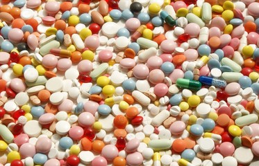 multicolor tabs and capsules