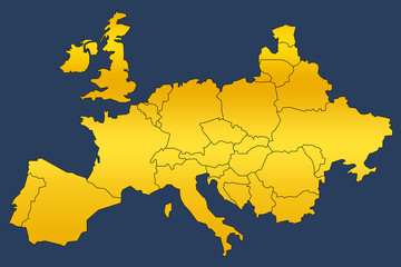 Carte Europe Photos Illustrations Vecteurs Et Vidéos