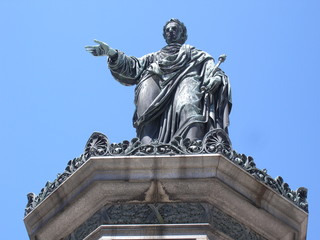 kaiser denkmal in der hofburg in wien österreich