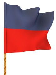 Flag. Haiti. 3d