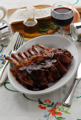 Sella di capriolo al vino inferno - Secondi di Carne Lombardia